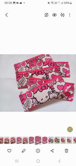 Estojo Slim Personalizado Hello Kitty Tam: 19x7