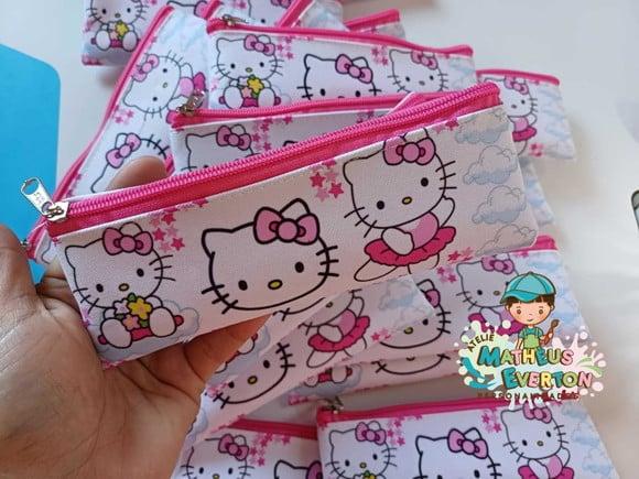 Estojo Slim Personalizado Hello Kitty Tam: 19x7