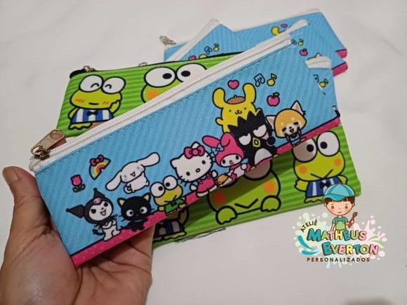 Estojo Slim Personalizado Hello Kitty Tam: 19x7