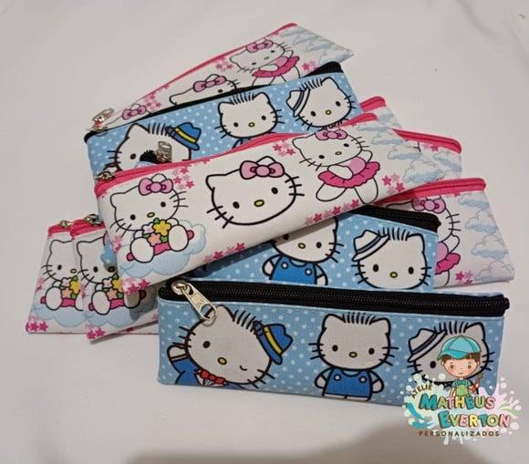 Estojo Slim Personalizado Hello Kitty Tam: 19x7