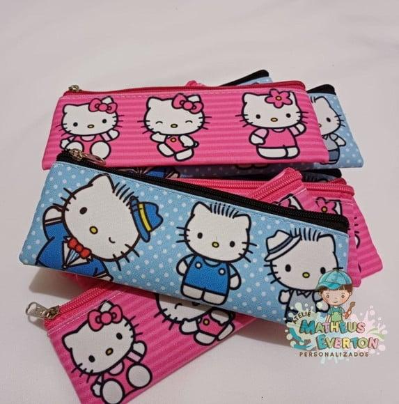 Estojo Slim Personalizado Hello Kitty Tam: 19x7