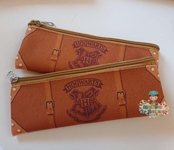 Estojo Slim Porta Higiene Bucal Harry Potter Tam: 19x7