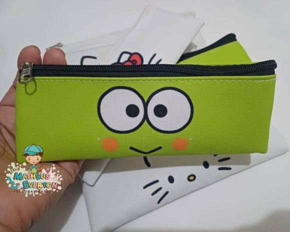 Estojos Slim Personalizado Hello Kitty Tam: 19x7