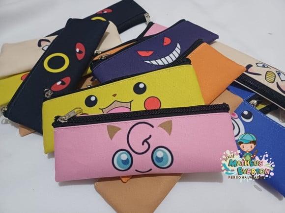 Estojos Slim Personalizado Pokémon Tam: 19x7