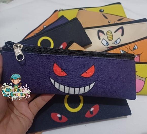 Estojos Slim Personalizado Pokémon Tam: 19x7