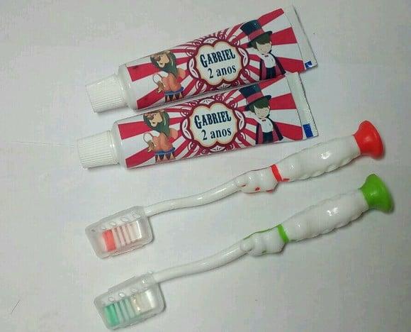 Kit Higiene Bucal Personalizado Circo Vitange