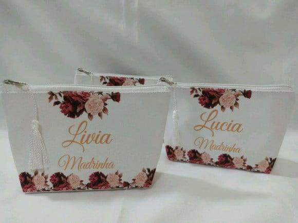 Necessaire Madrinha Noivado, Casamento, Bodas, 15 Anos