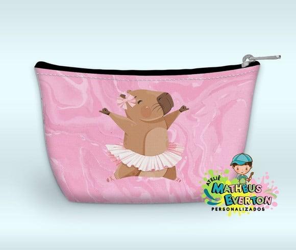 Necessaire Personalizada Capivara (faço Outros Temas).