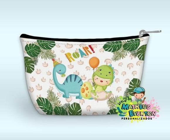 Necessaire Personalizada Dino Baby (faço Outros Modelos).