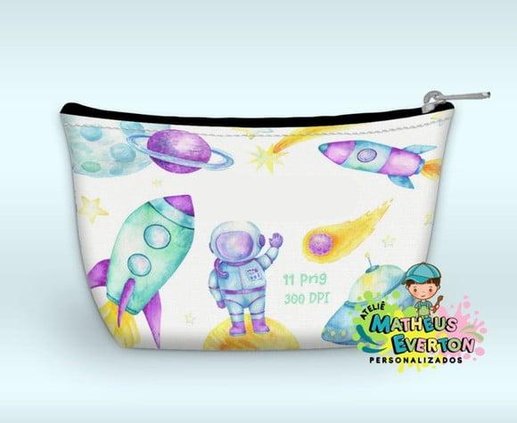 Necessaire Personalizada Espaço Sideral