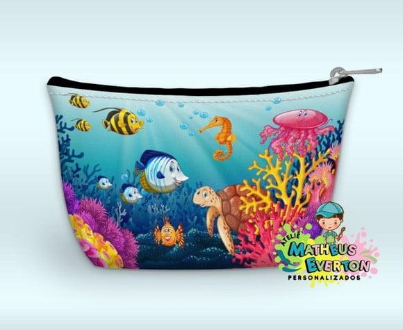 Necessaire Personalizada Fundo do Mar