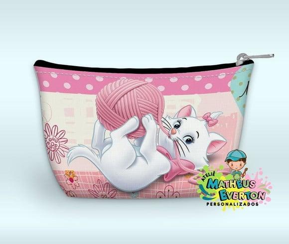 Necessaire Personalizada Gata Marie (faço Outros Modelos)