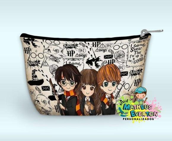 Necessaire Personalizada Harry Potter Aquarelado Faço Outros