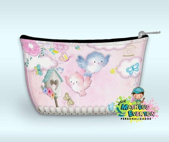 Necessaire Personalizada Jardim das Borboletas