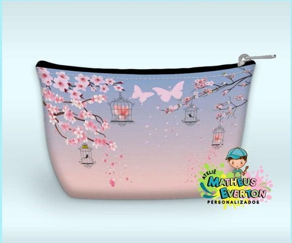 Necessaire Personalizada Jardim das Borboletas