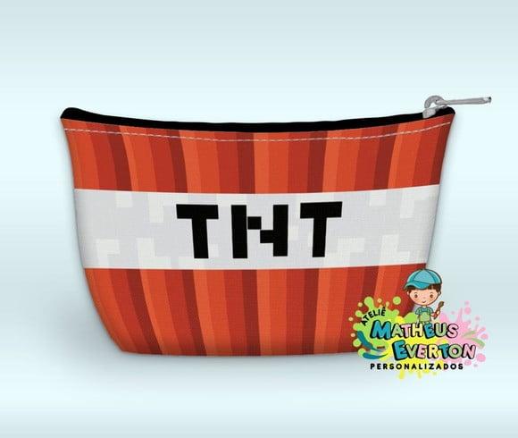 Necessaire Personalizada Minecraft