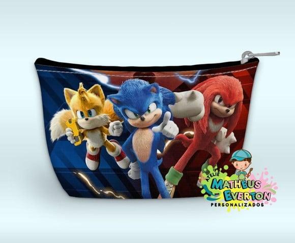 Necessaire Personalizada Sonic 3