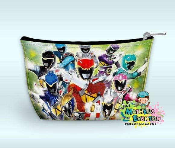 Necessaire Power Rangers Dino Charge ( Faço Outros Modelos )