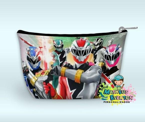 Necessaire Power Rangers Dino Fury ( Faço Outros Modelos )