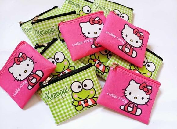 Porta Moedas Personalizada Hello Kitty ( Frente e Verso)