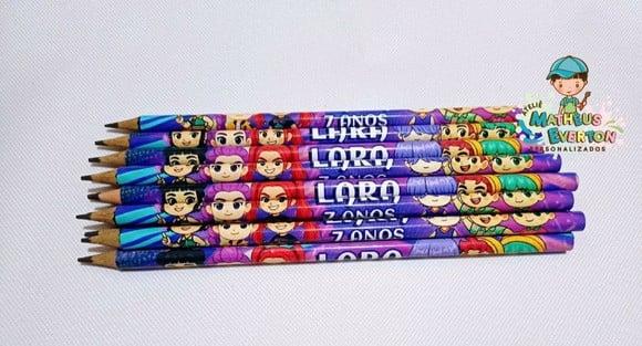 30 Lapis Personalizado Guerreiras de K-pop Cute