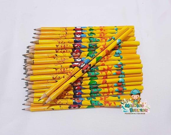 30 Lapis Personalizado Pokémon