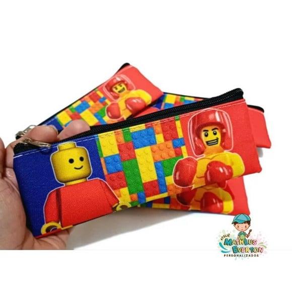 40 Estojos Slim Personalizado Lego Tamanho 19x7