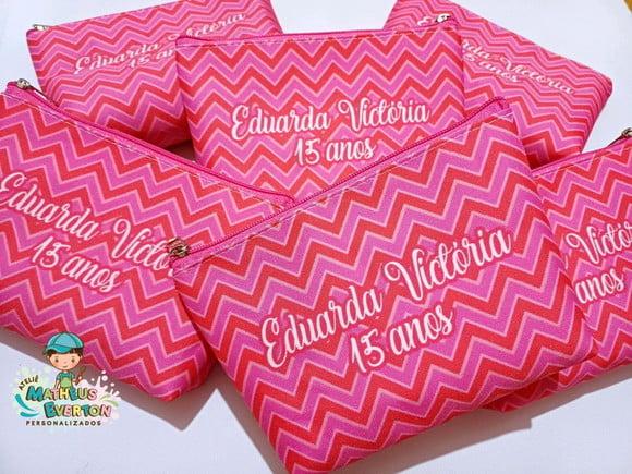 45 Necessaire Personalizada 15 Anos (fazemos Todos os Temas)