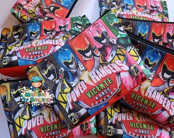 45 Necessaires Personalizada Power Ranger