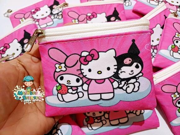 45 Porta Moedas Hello Kitty Tamanho: 10x12cm