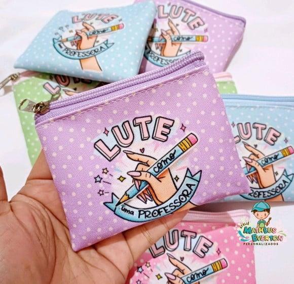 45 Porta Moedas Personalizado Dia dos Professores