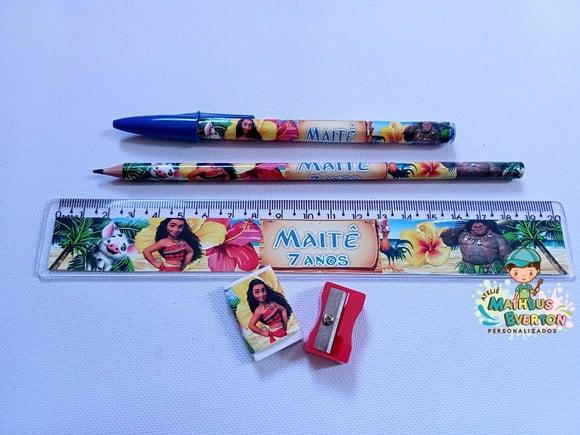 50 Super Kits Escolares Personalizados Moana