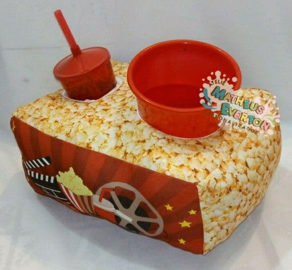 Almofada de Pipoca Personalizada Cinema (faço Outros Temas)