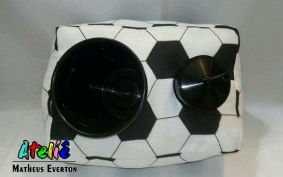 Almofada de Pipoca Personalizada Futebol Faço Outros Temas