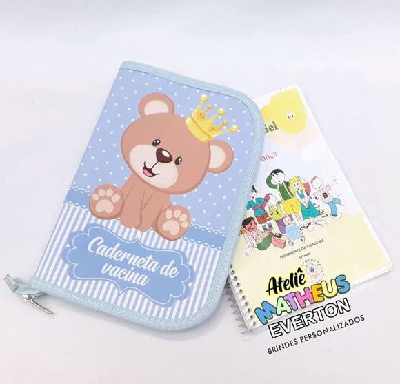 Capa de Caderneta de Vacinação Urso ou Urso