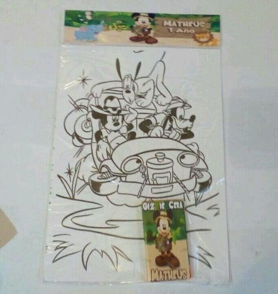 Desenhos para Colorir com Giz de Cera Safari