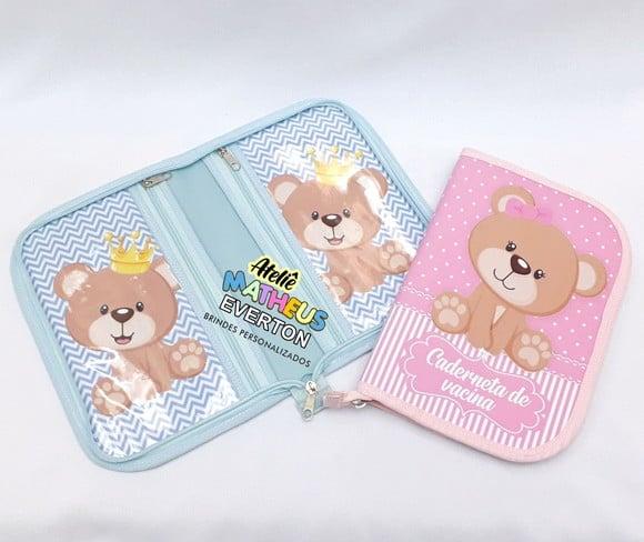 Capa de Caderneta de Vacinação Urso ou Urso