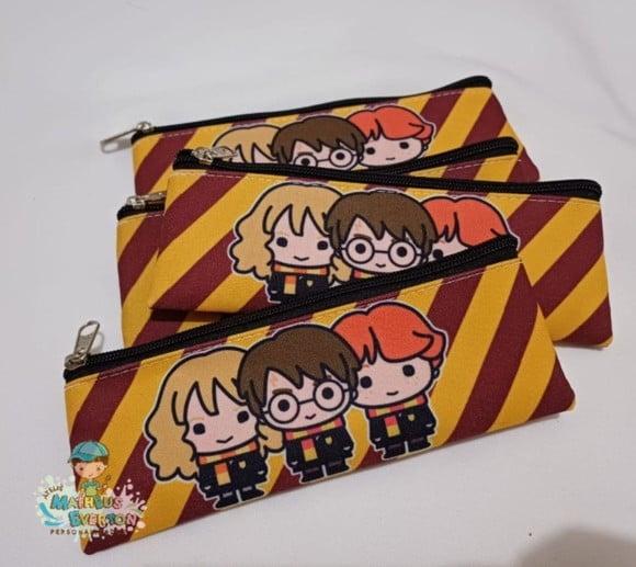 Estojo Slim Personalizado Harry Potter Tam: 19x7