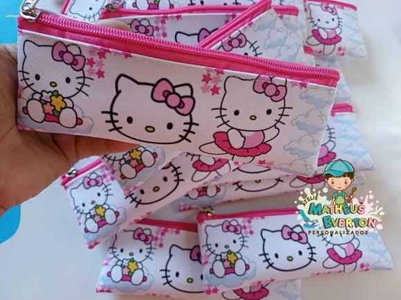 Estojo Slim Personalizado Hello Kitty Tam: 19x7