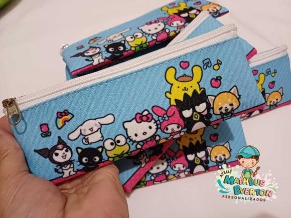 Estojo Slim Personalizado Hello Kitty Tam: 19x7