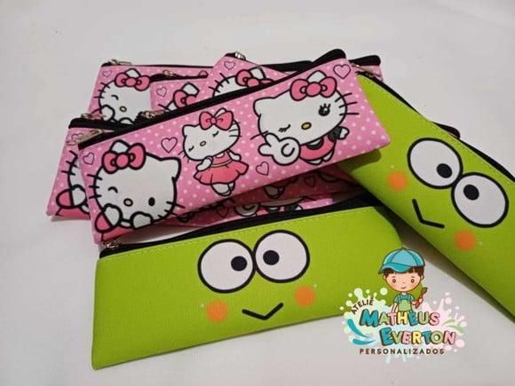 Estojo Slim Personalizado Hello Kitty Tam: 19x7
