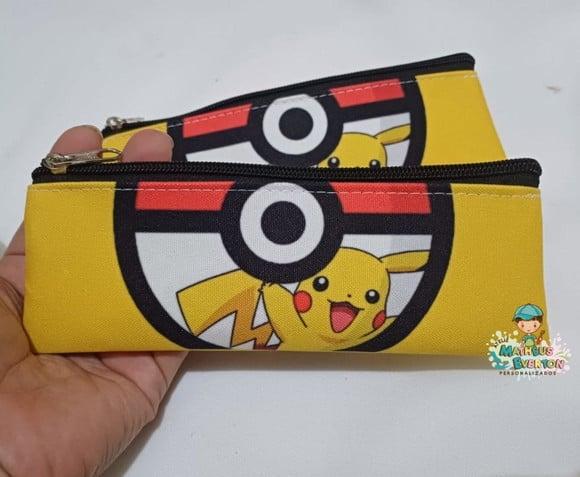 Estojos Slim Personalizado Pokémon Tam: 19x7