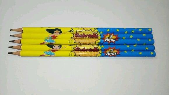 Lapis Personalizado Mulher Maravilha