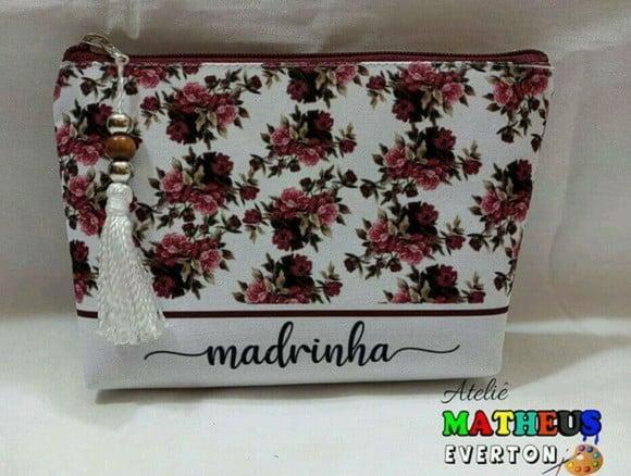 Necessaire Madrinha Noivado, Casamento, Bodas, 15 Anos