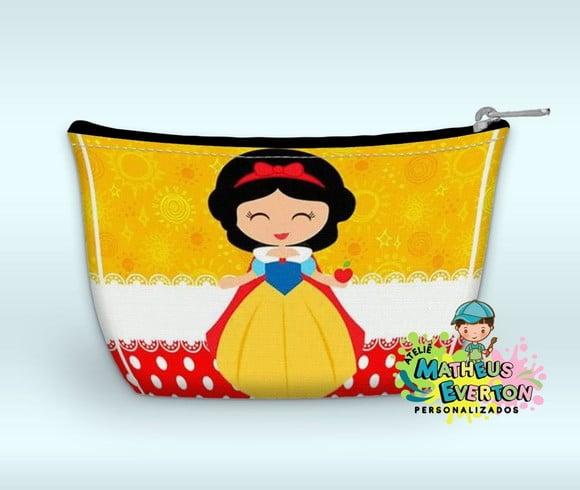 Necessaire Personalizada Branca de Neve Cute (faço Outros).