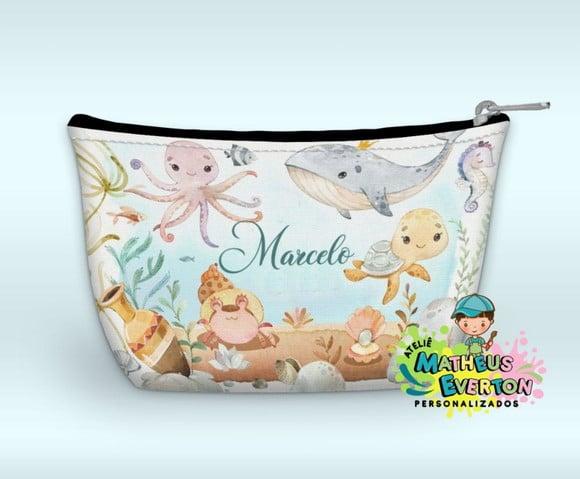 Necessaire Personalizada Fundo do Mar