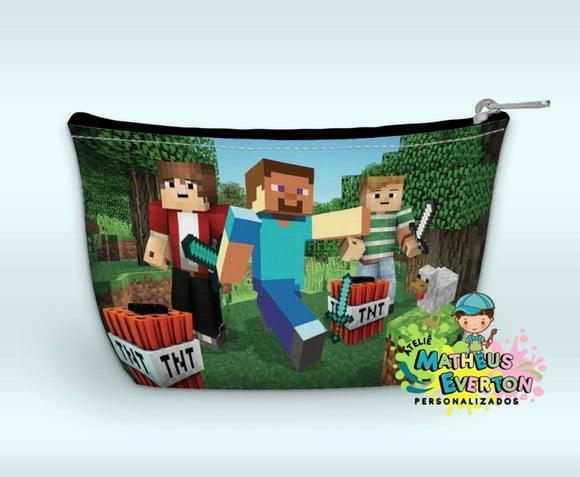 Necessaire Personalizada Minecraft (faço Outros)