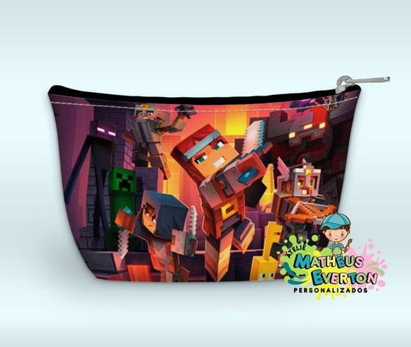 Necessaire Personalizada Minecraft (faço Outros)
