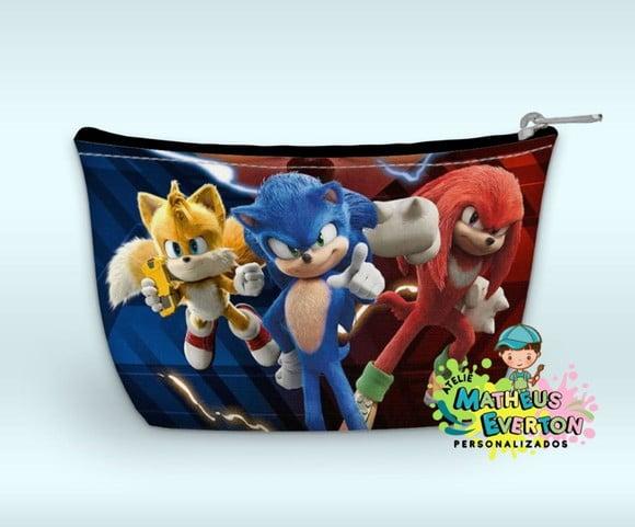 Necessaire Personalizada Sonic 3
