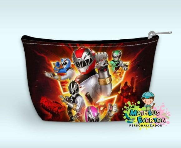 Necessaire Power Rangers Dino Fury ( Faço Outros Modelos )